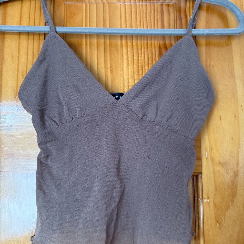 White FoxBrown Women's Top